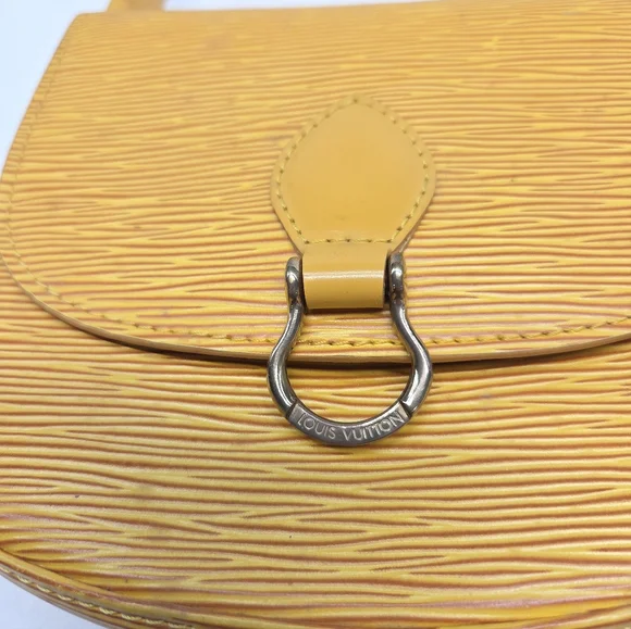 Louis Vuitton Saint-Cloud Mini Tassiri Yellow Epi Leather shoulder bag.